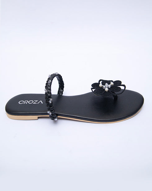 FLORA Flower Pearl Flats